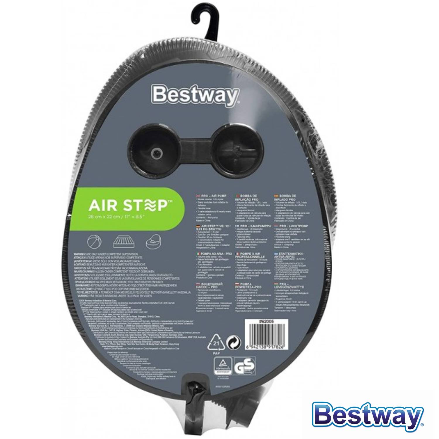 Bestway - Pompa A Piede Cm. 29X22