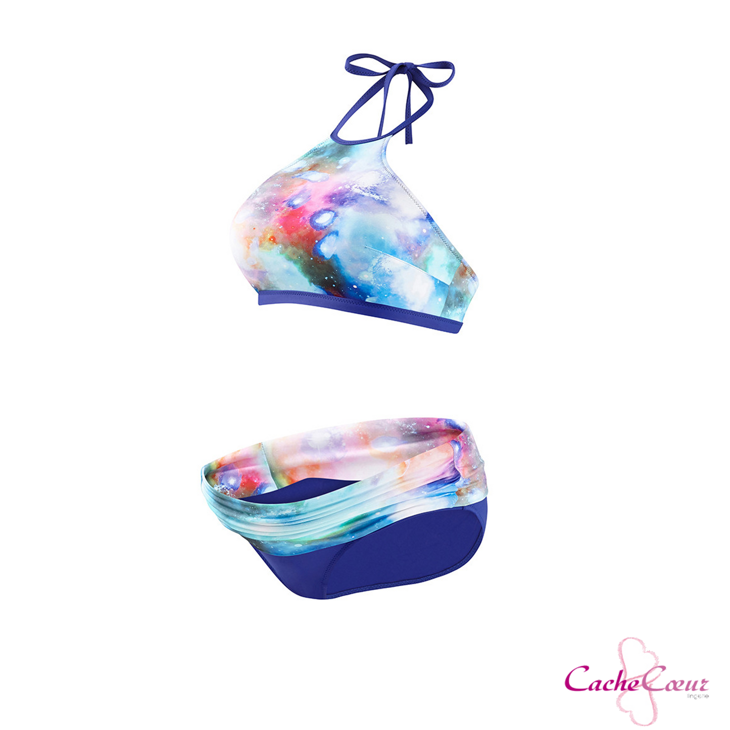 Cache Coeur - Maternity Swimsuit Bikini Model Galaxy