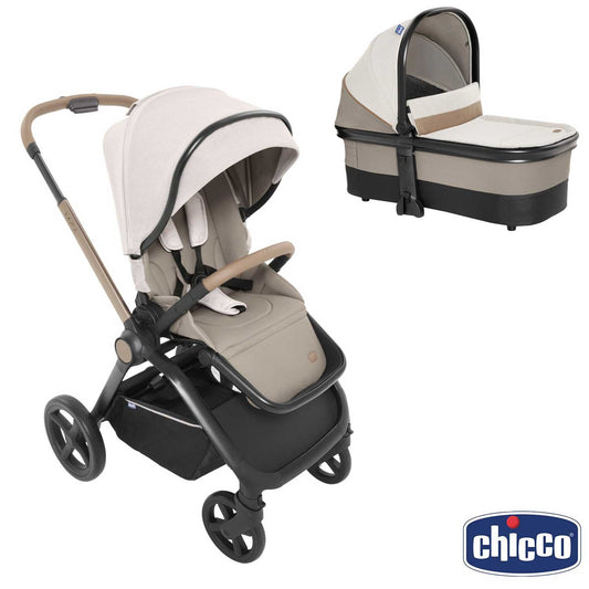 Chicco - Duo Passeggino + Navicella Mysa + Seggiolino auto Recaro Avan 0-13Kg