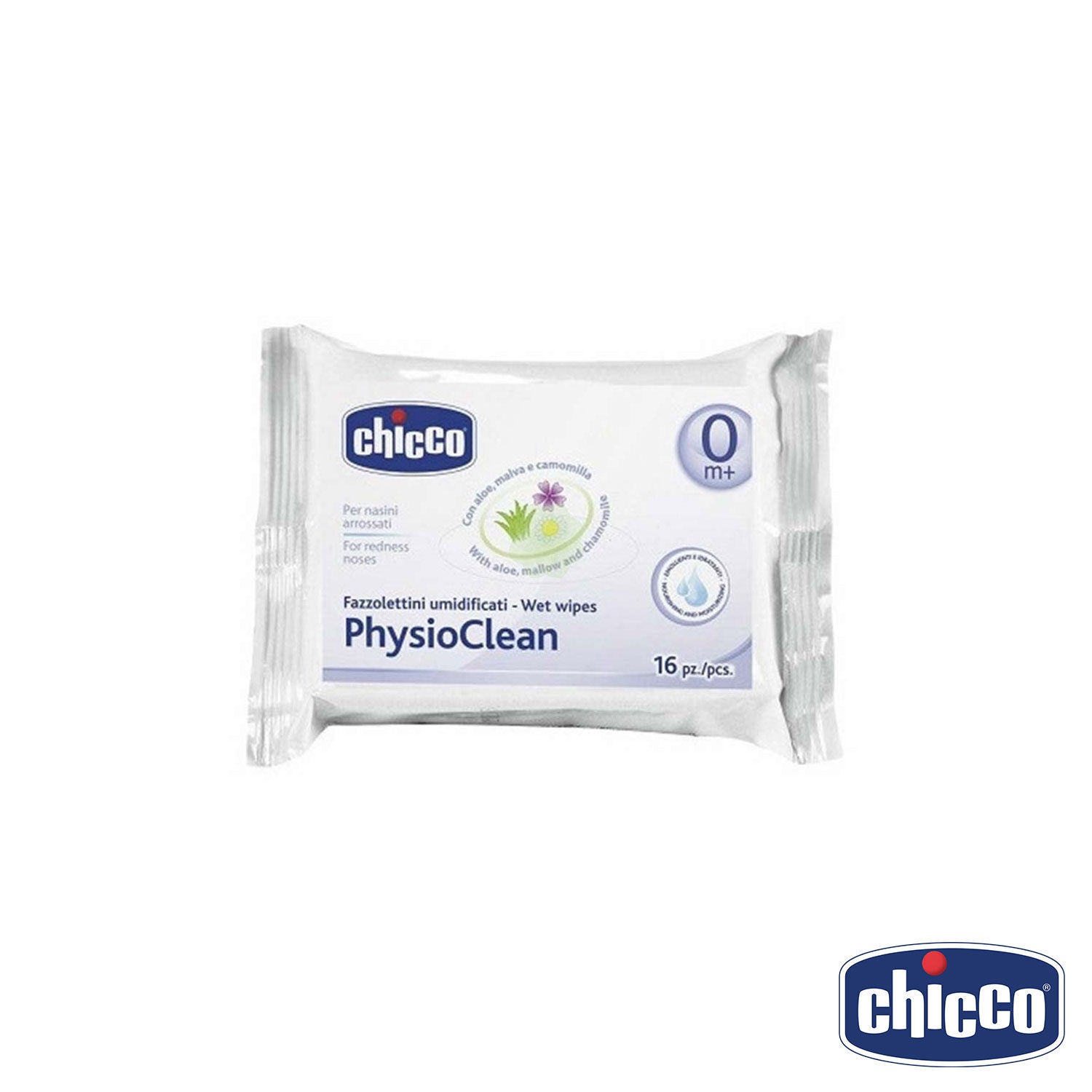 Chicco - Fazzolettini Umidificati Physioclean 16pz