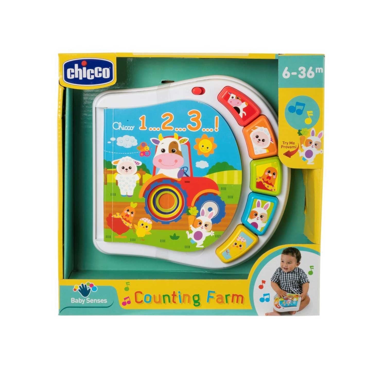 Chicco - Farm of Numbers Booklet Game – Iperbimbo