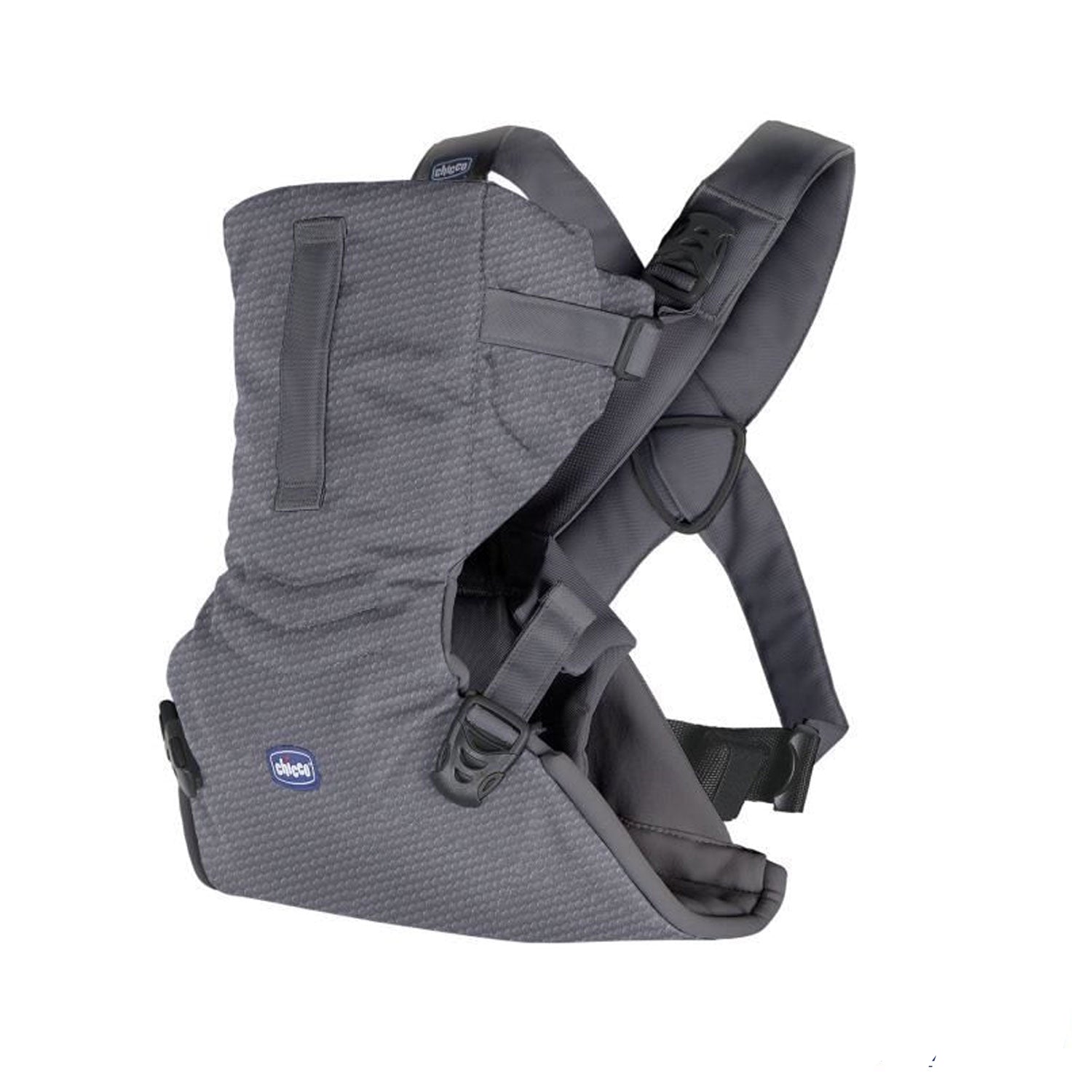 Chicco EasyFit Baby Carrier in Grey, featuring an ergonomic design for comfortable babywearing. 
