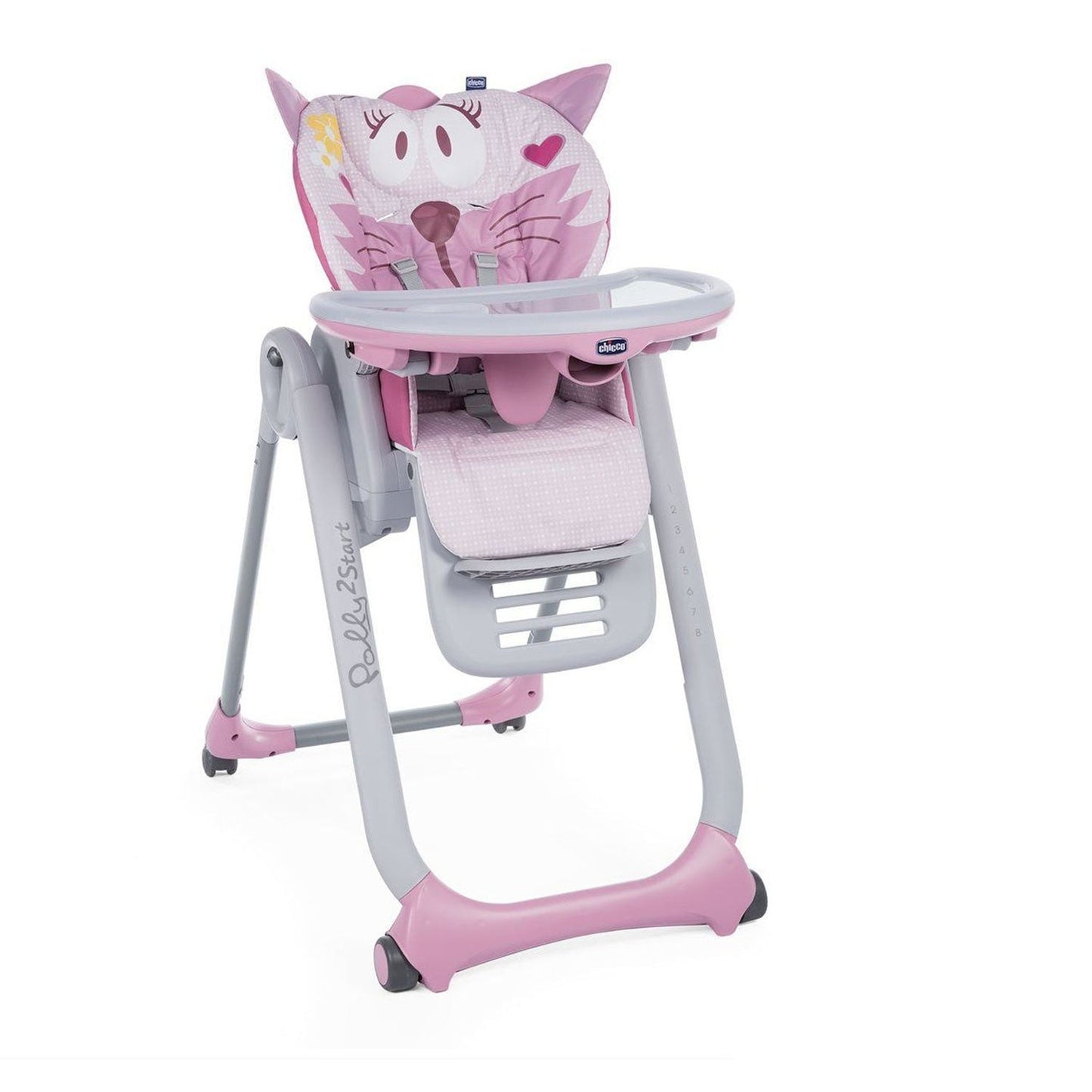 Chicco - Highchair Pappa Polly 2 Start 4 Wheels