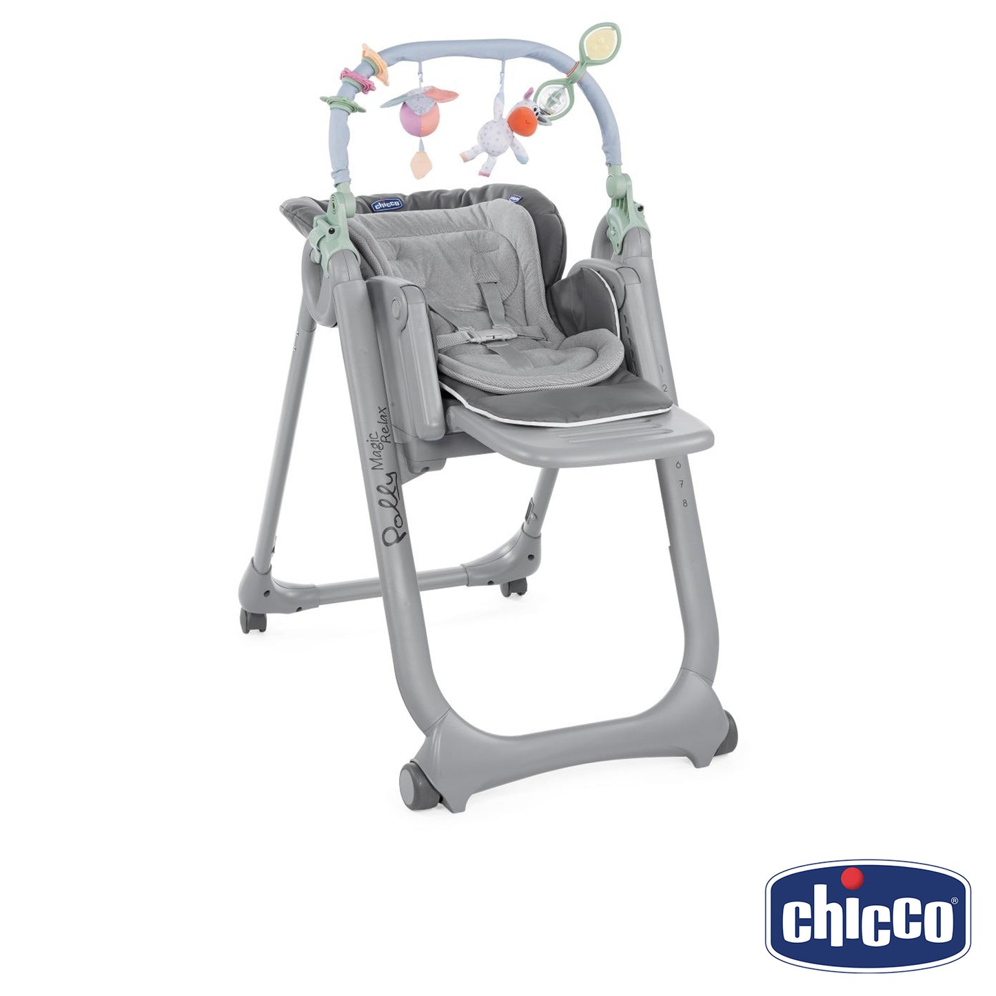 Chicco - Seggiolone Pappa Polly Magic Relax - 4 ruote