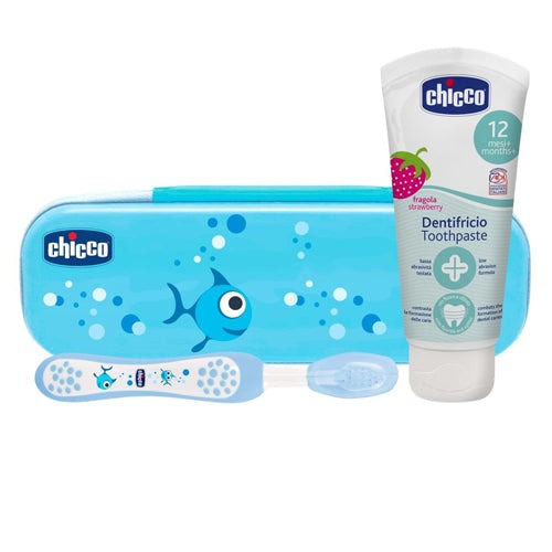 Chicco - Primi Dentini Set with Toothbrush and Toothpaste
