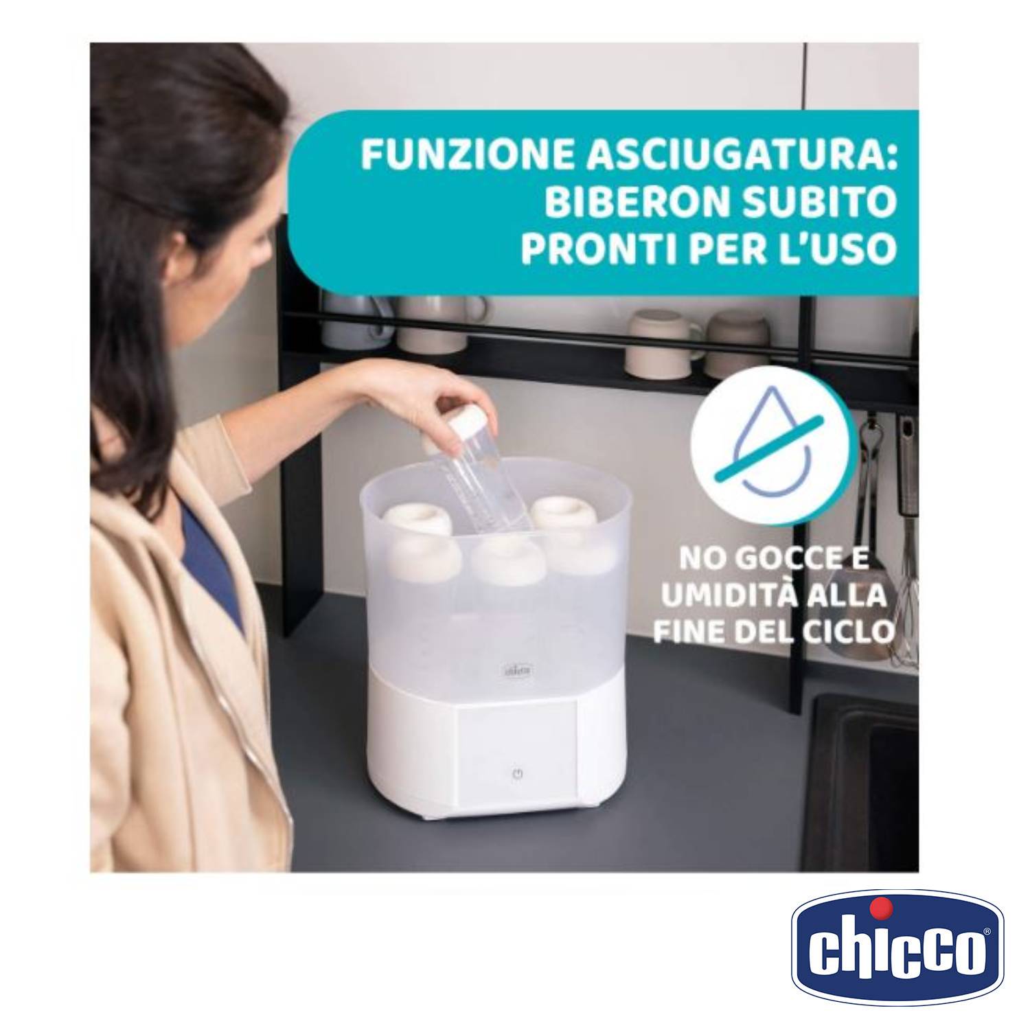 Chicco - Sterilizzatore con asciugatura