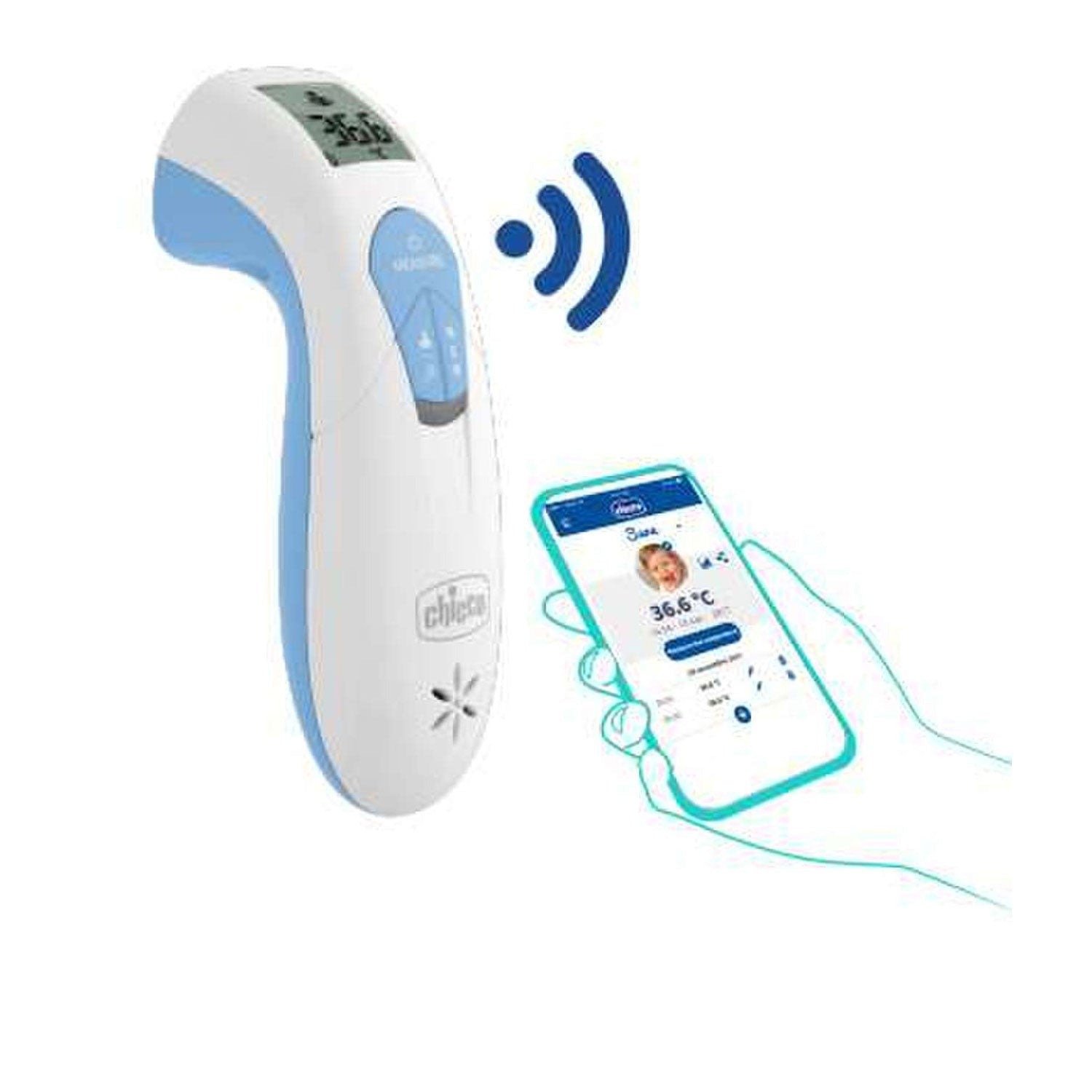Chicco - Termometro Clinico a Infrarossi Thermo Family