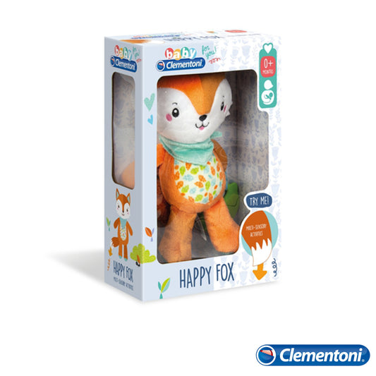 Clementoni - Happy Fox Activity Plush 17271