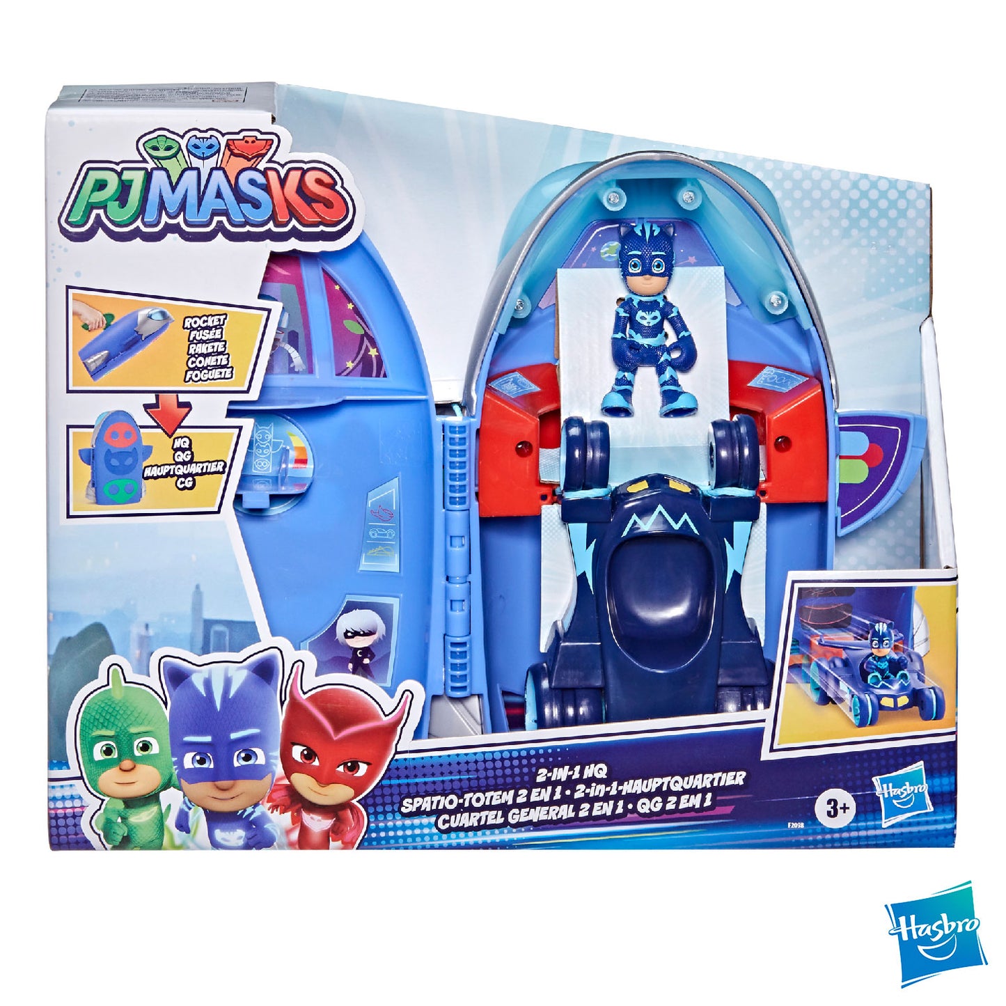 Hasbro - PJ Masks Quartier Generale 2 In 1 F20985L0