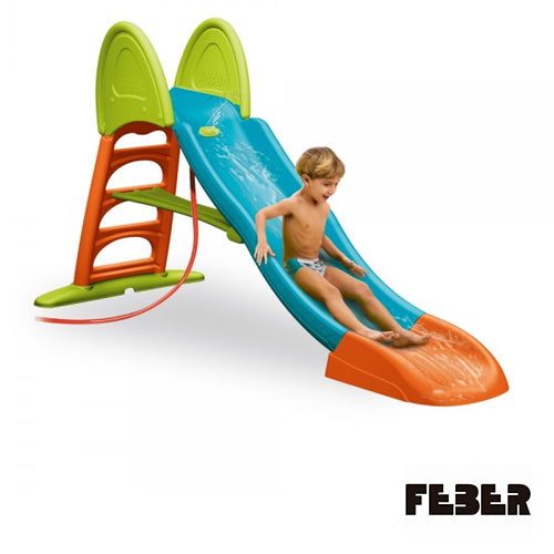 Feber - Super Mega Scivolo Pieghevole con Acqua Slide 10