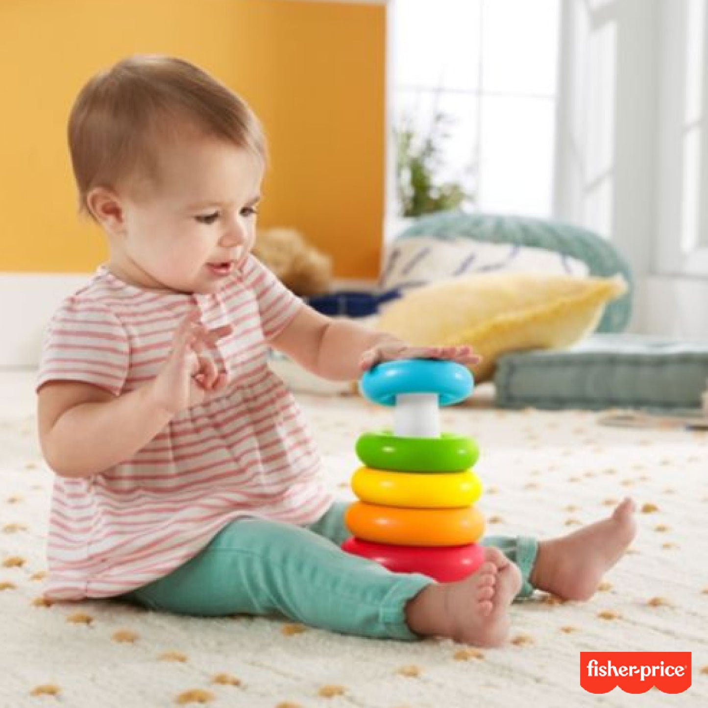 Fisher-Price - Piramide 5 Anelli Eco GRF09
