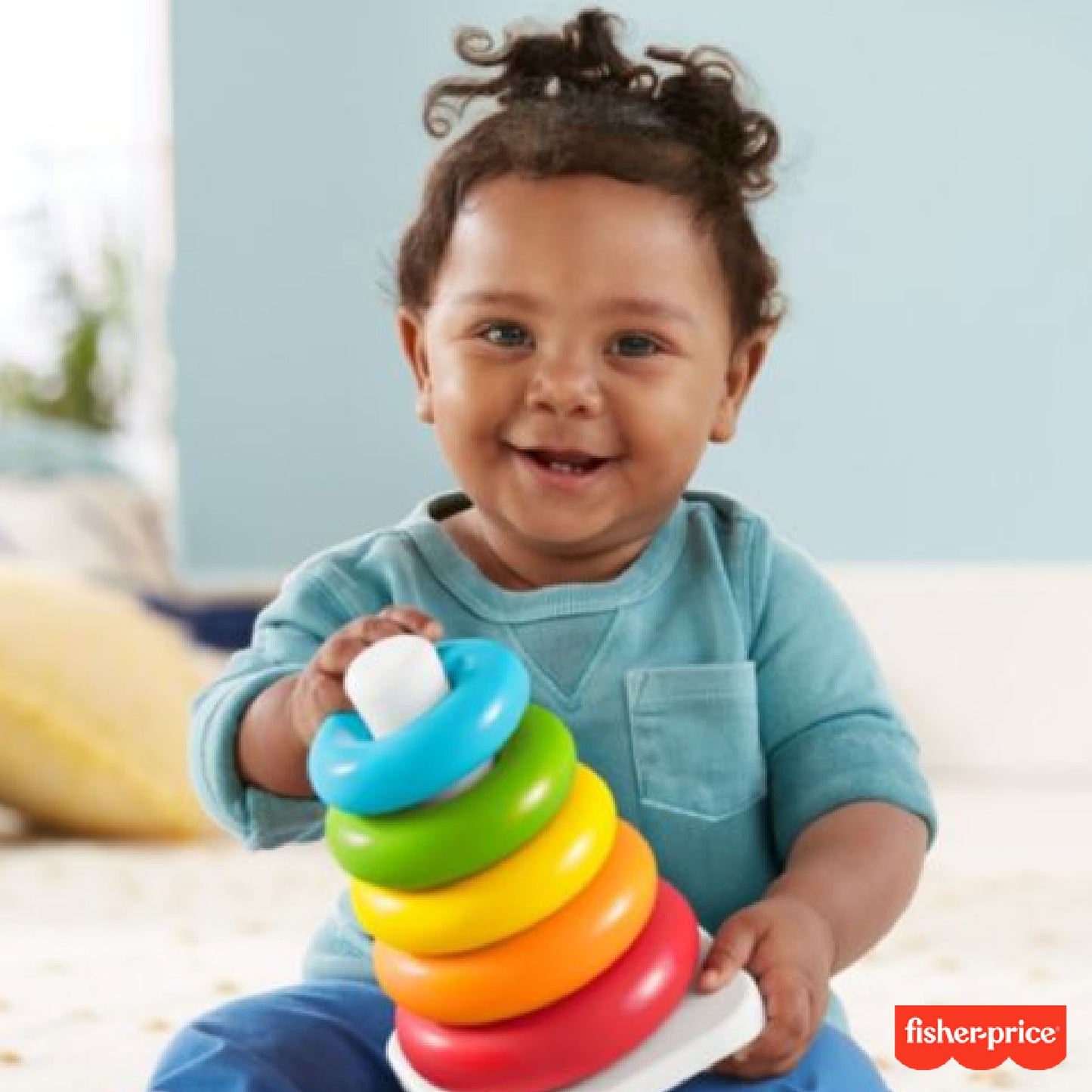 Fisher-Price - Piramide 5 Anelli Eco GRF09