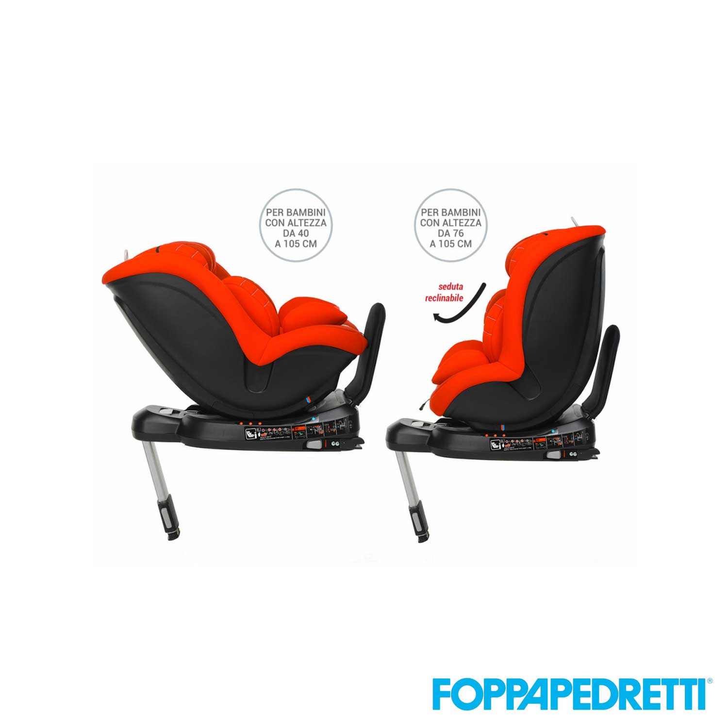 Foppapedretti - Seggiolino Auto Logik  i-Size 40-105 cm