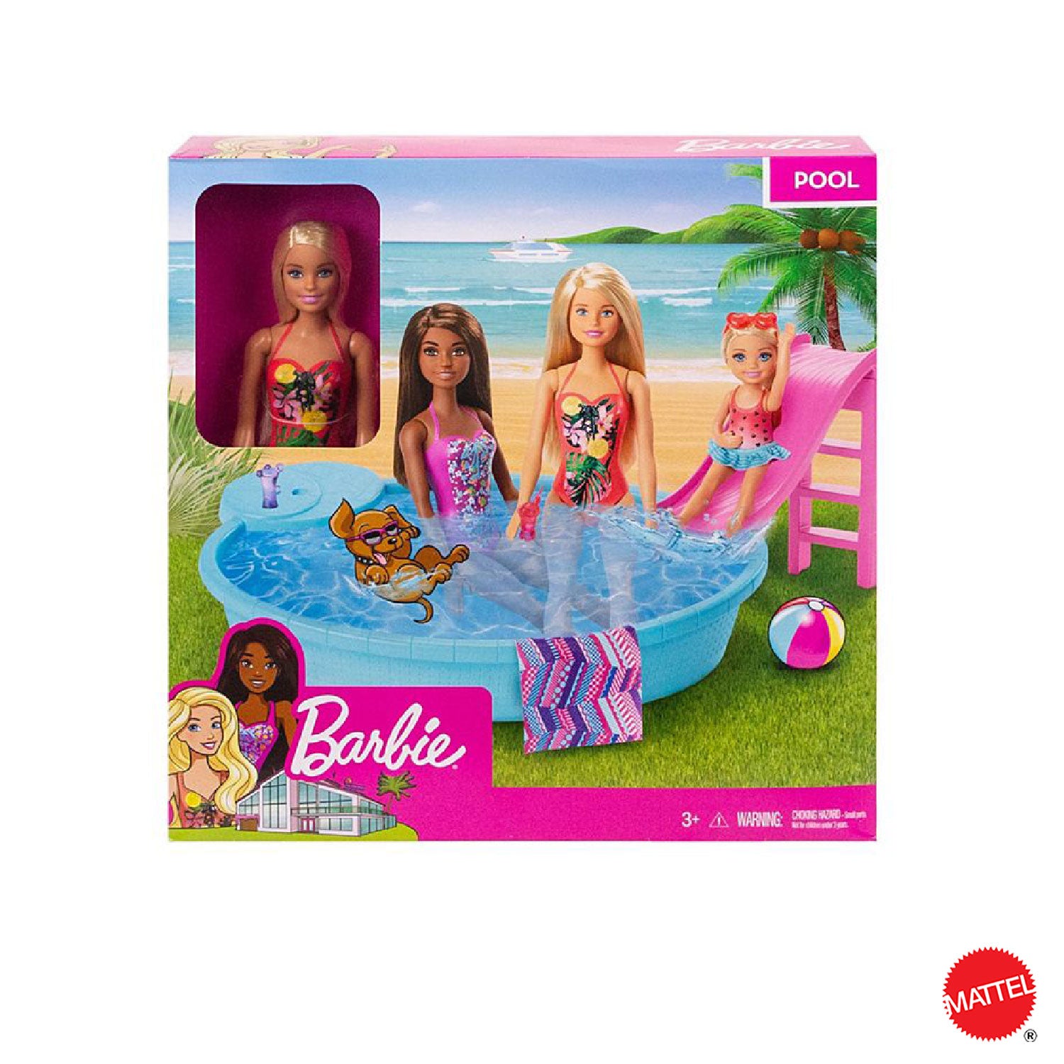 Mattel - Barbie Piscina Wdoll Blonde GHL91 – Iperbimbo