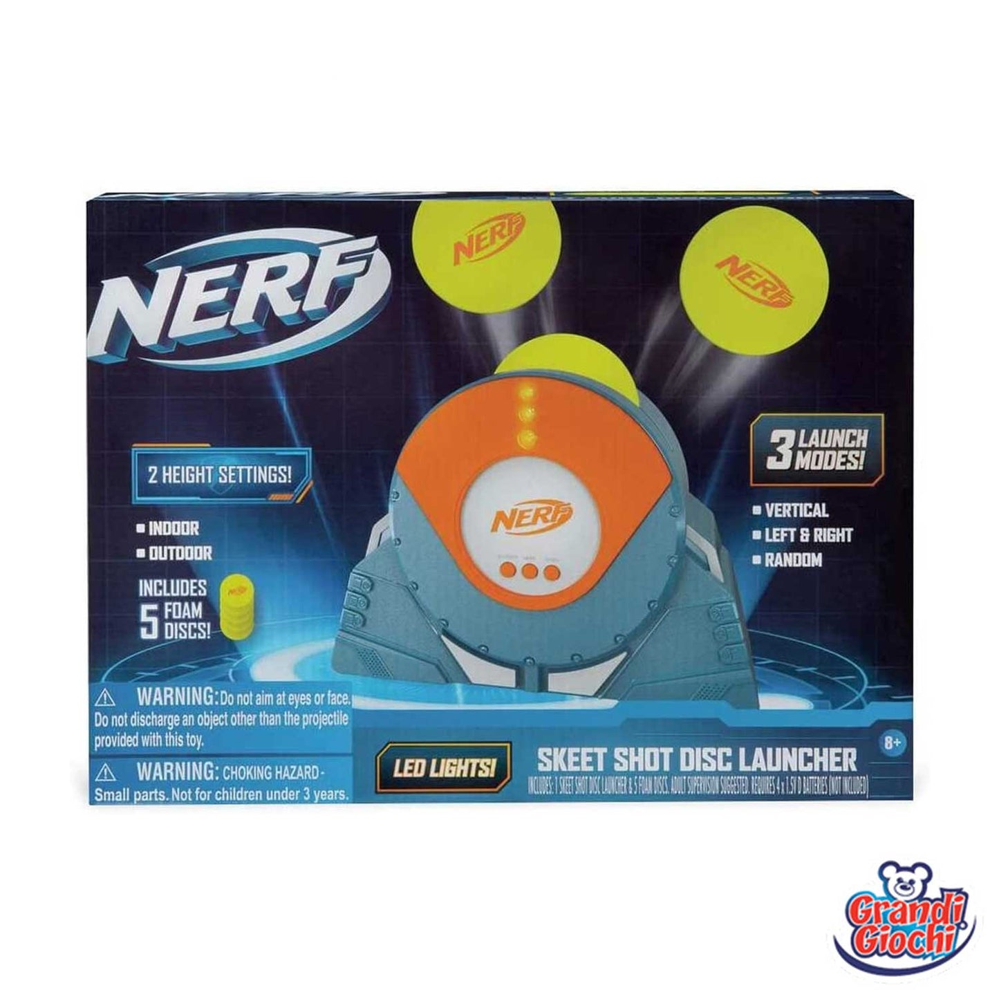 Grandi-Giochi-Nerf-Lanciatore-Dischi