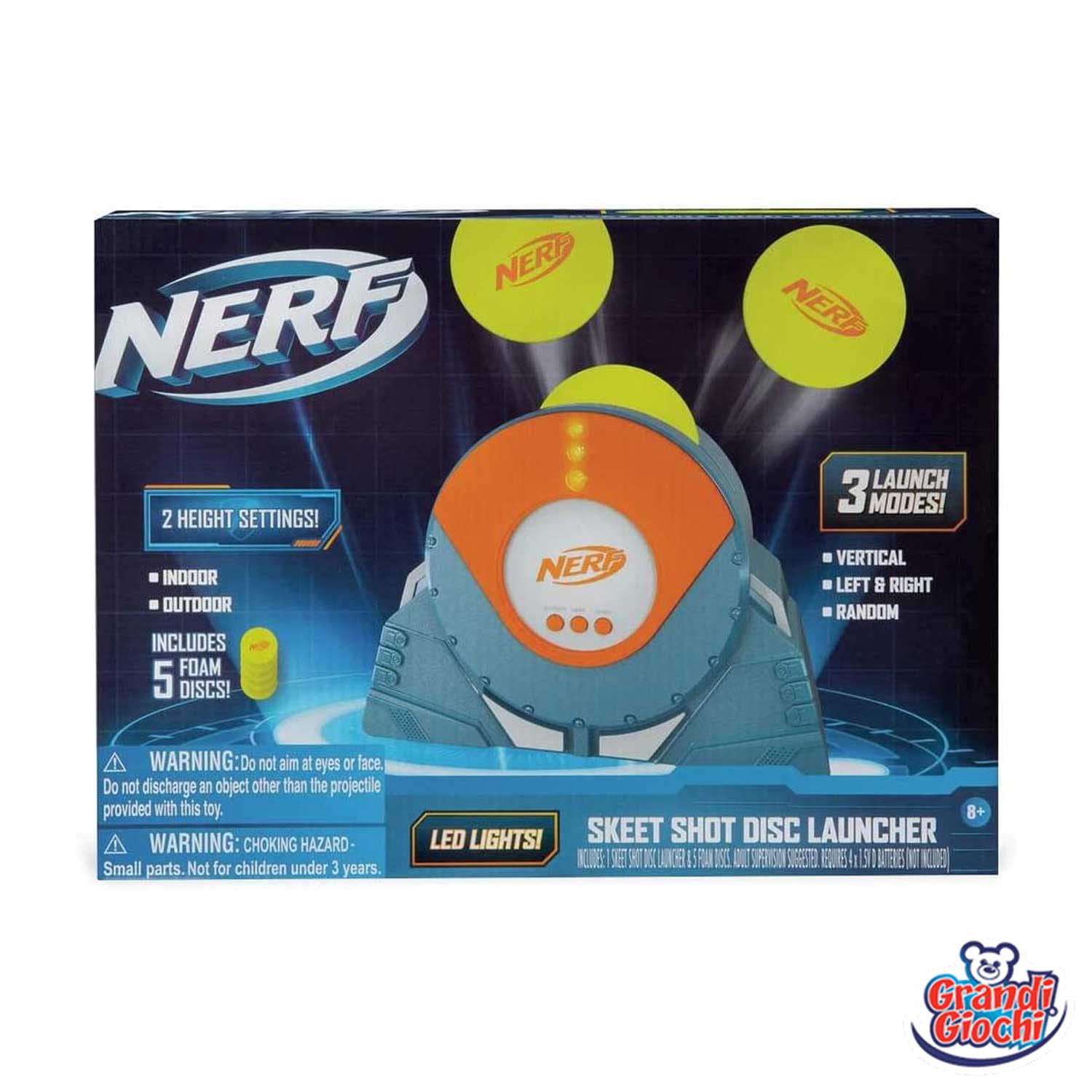 Grandi-Giochi-Nerf-Lanciatore-Dischi