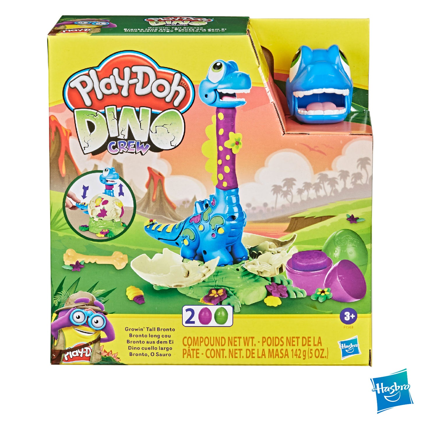 Hasbro - Play-Doh Brontosaurus Running Away F15035L0