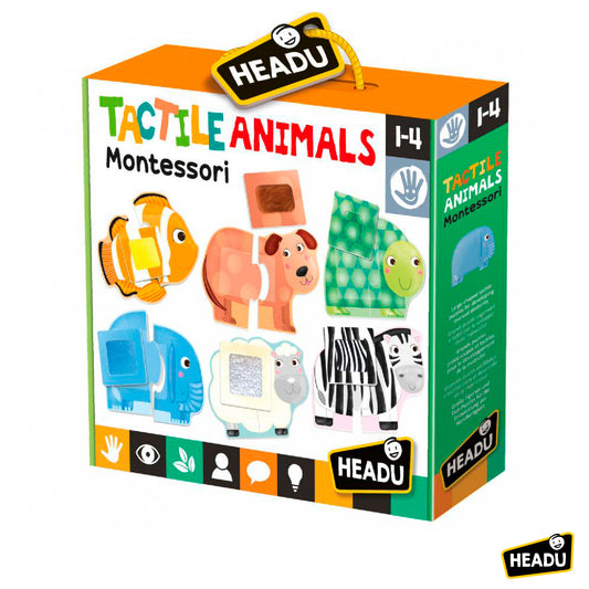 Headu - Tactile Animals Montessori