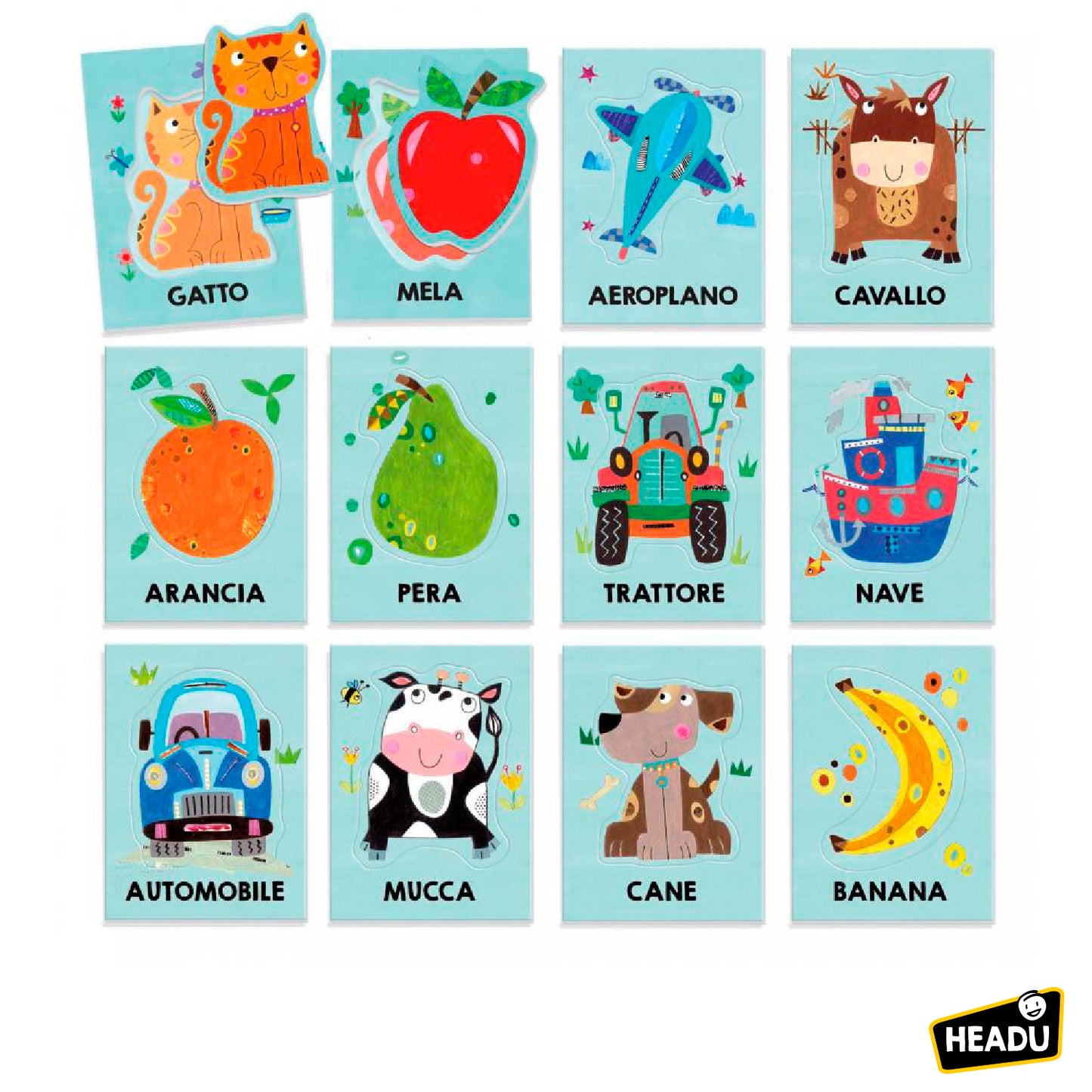 Headu - Baby Flashcards Montessori IT21666