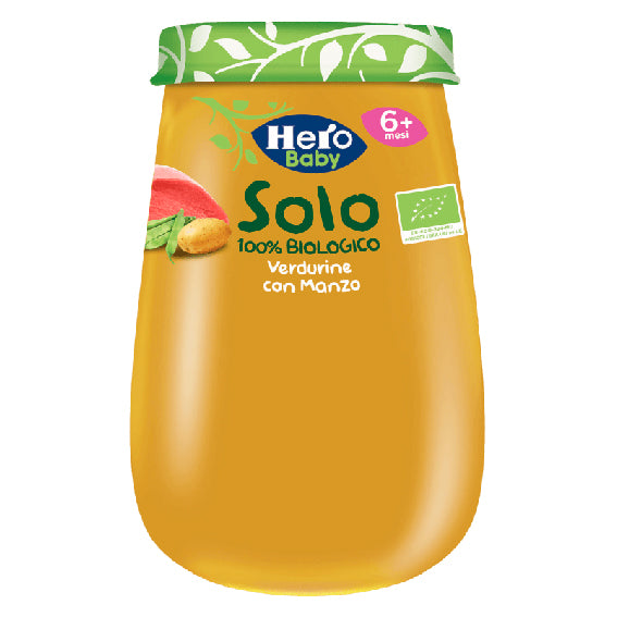 Hero -  Omogeneizzato Biologico Verdurine con Manzo 1x190 Gr