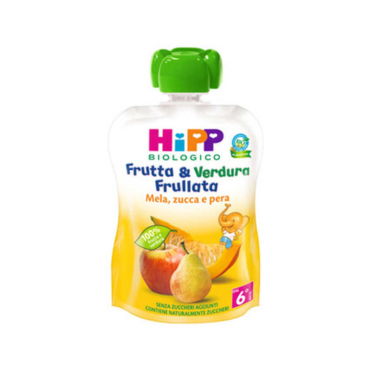 Hipp - Frutta Frullata Mela Pera e Zucca 90g