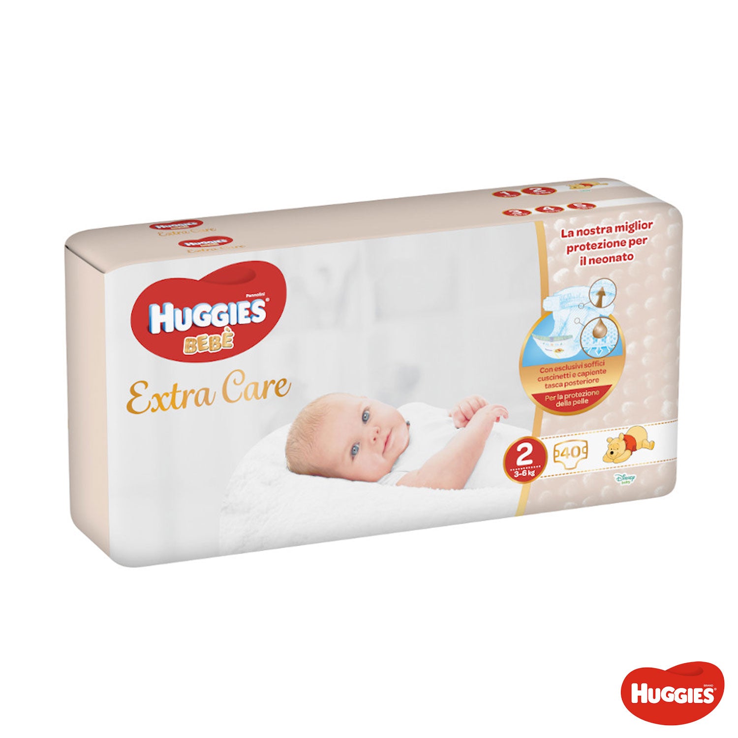 Huggies - Pannolini Extra Care Bebè Grande taglia 2