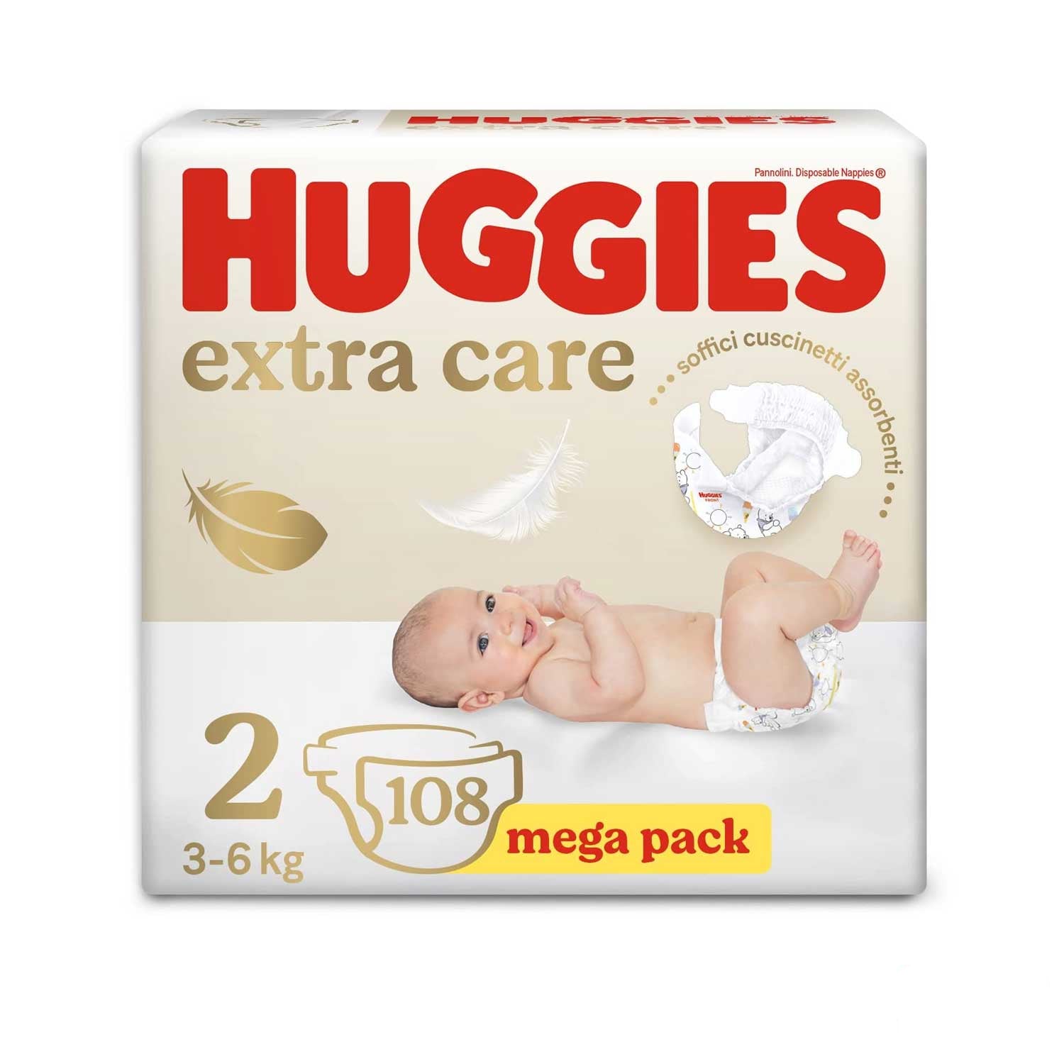 Huggies - Extra Care Megapack Taglia 2 (104pz)