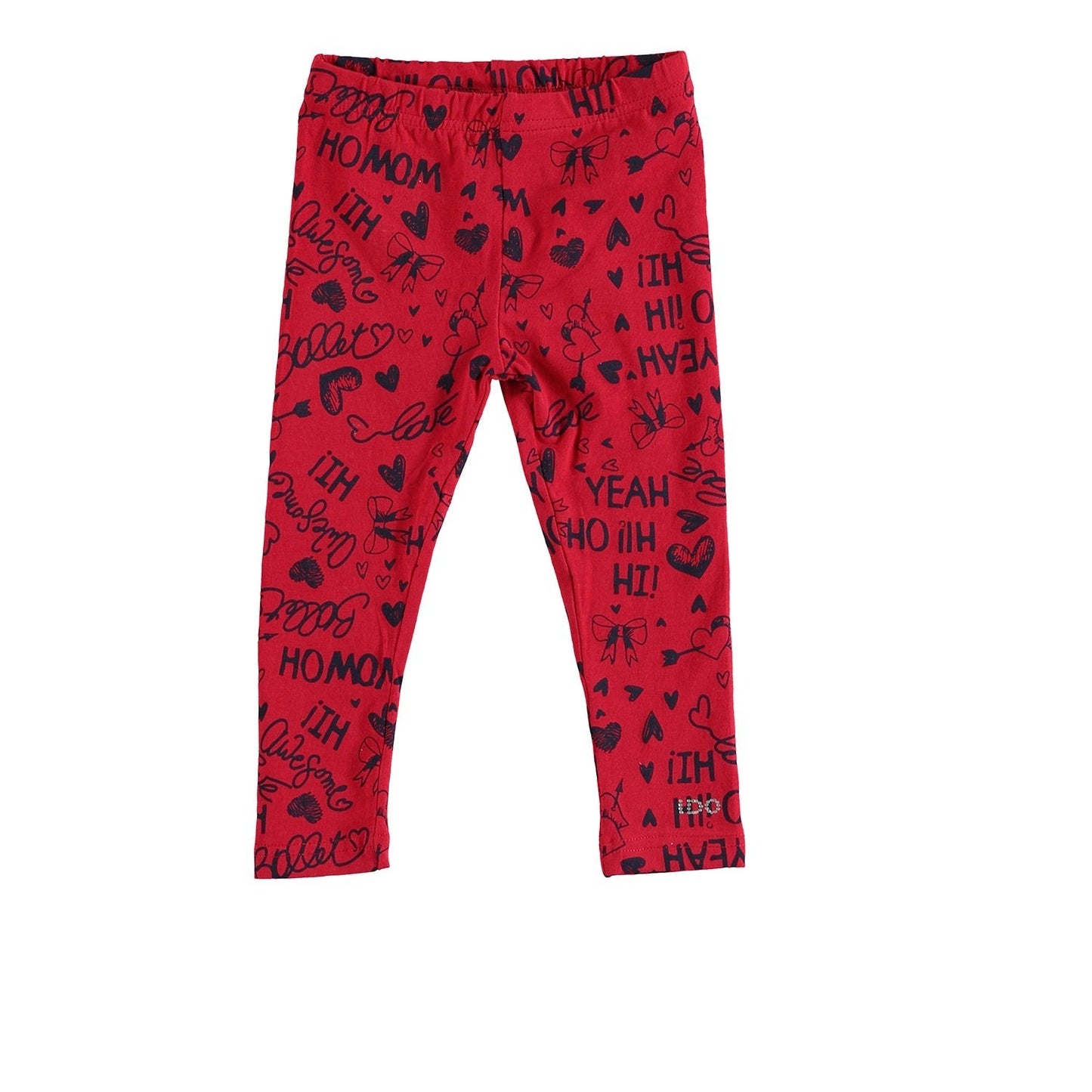 iDo - Pantaloni Tuta Baby Bambina Rossi 9 mesi - 4 anni