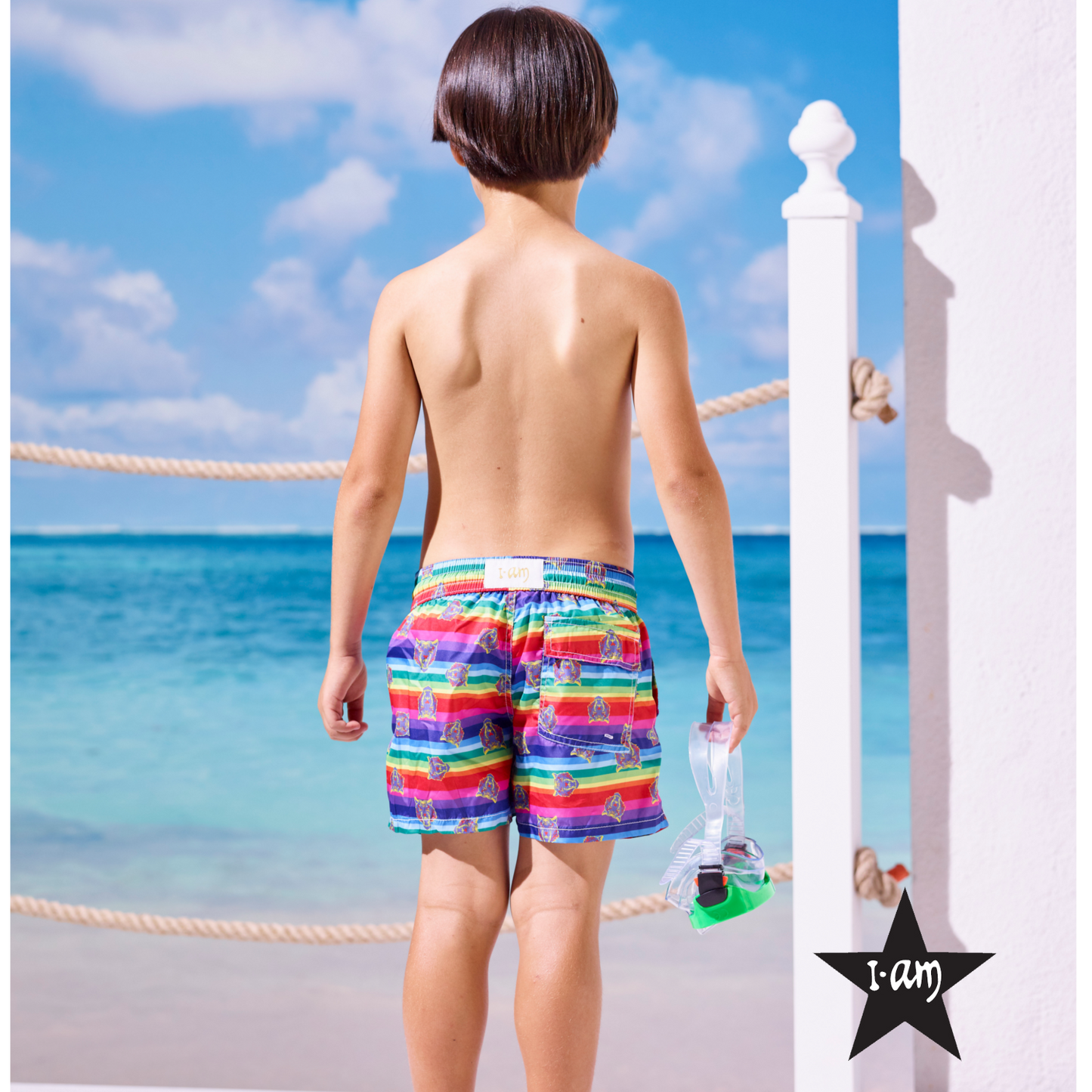 I Am Bikini - Costume Bermuda Tigri Bambino Junior