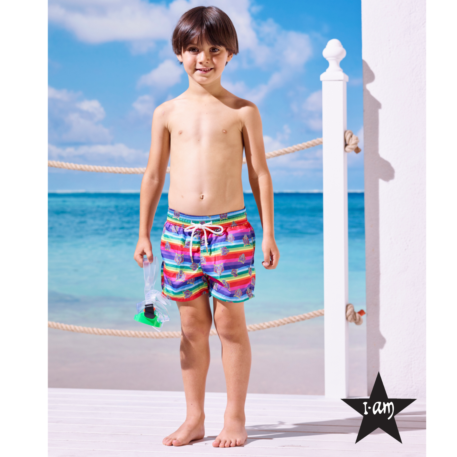 I Am Bikini - Boy Junior Tigers Bermuda Swimsuit