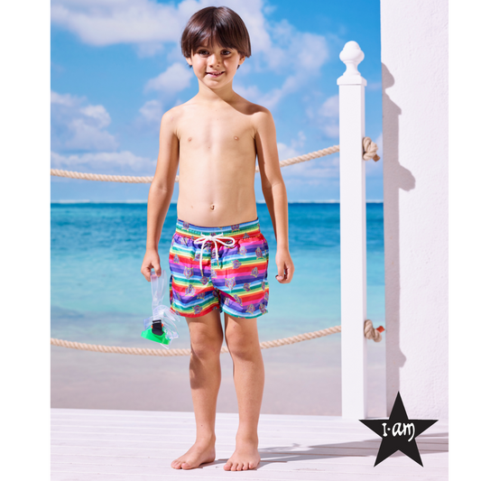 I Am Bikini - Costume Bermuda Tigri Bambino Junior