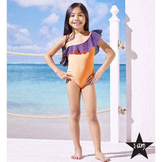 I Am Bikini - Costume Intero Monospalla Bambina Junior