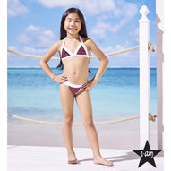 I Am Bikini - Bikini Triangolo Fucsia Glitter Bambina Junior