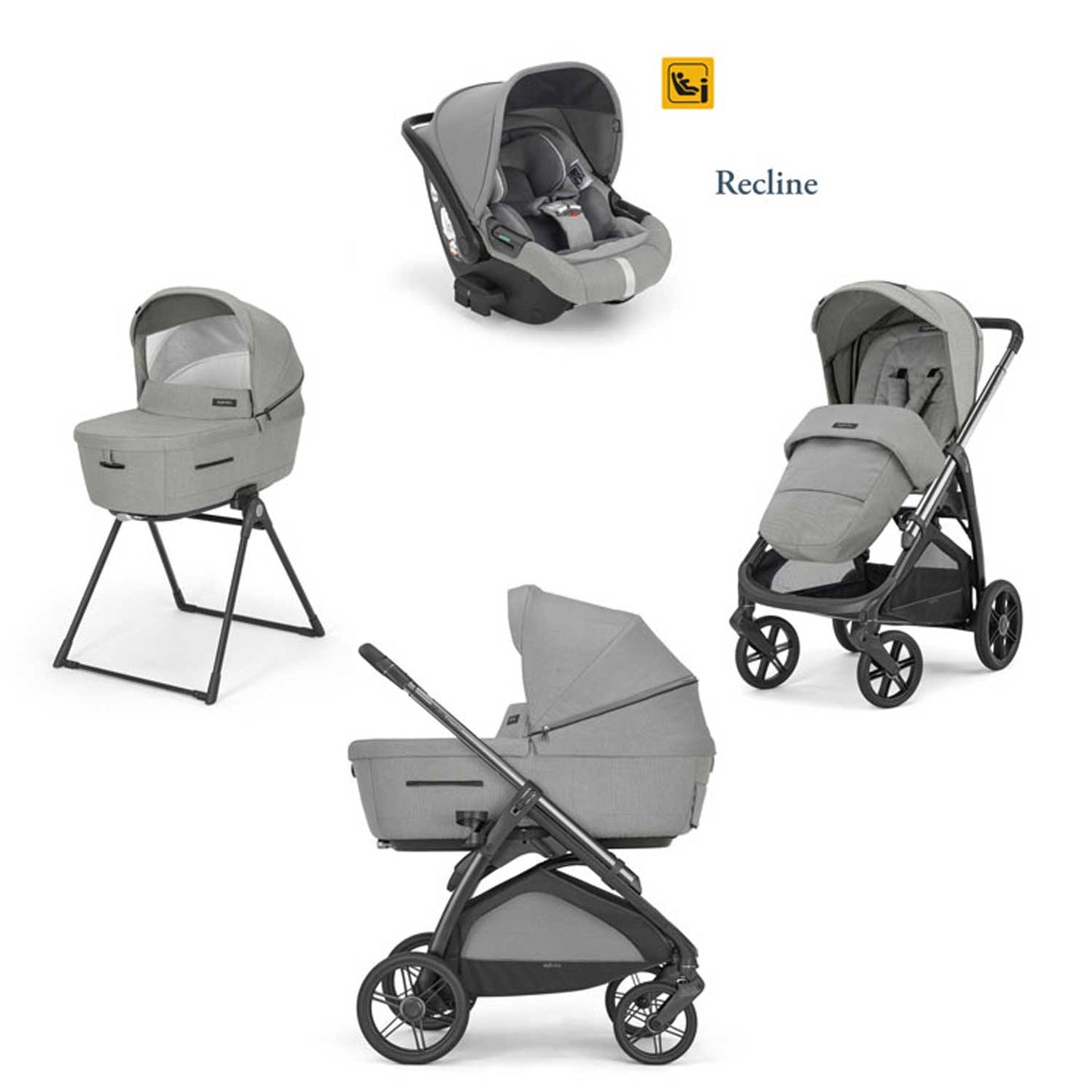 Inglesina - Trio Aptica System Quattro with Darwin Infant Recline including Frame and StandUp