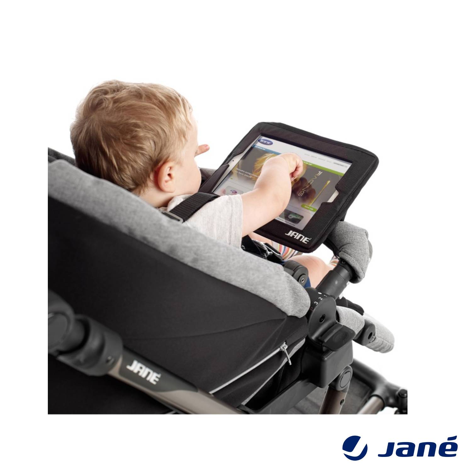 Jané - Specchio retrovisore e fodera per tablet