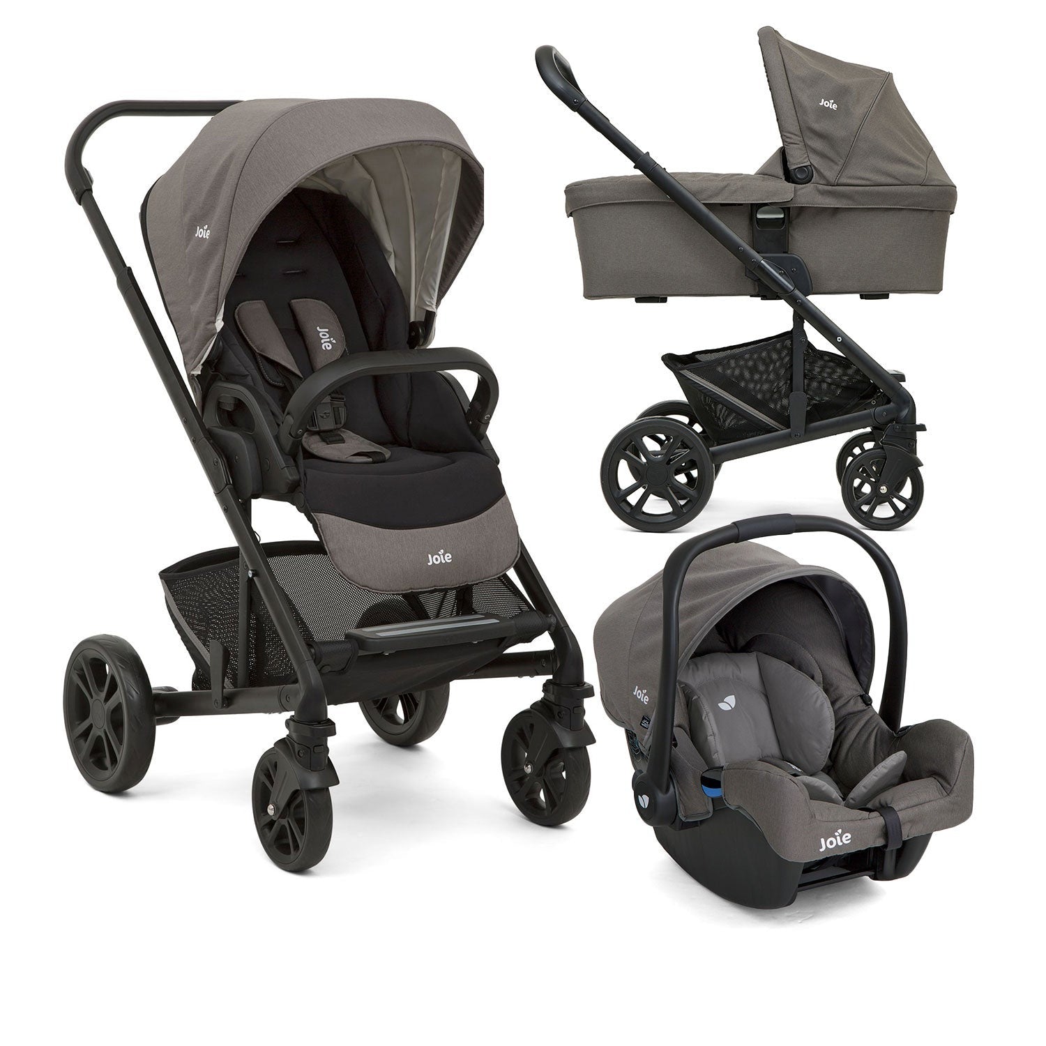 Joie - Trio completo Chrome con ovetto i-Snug