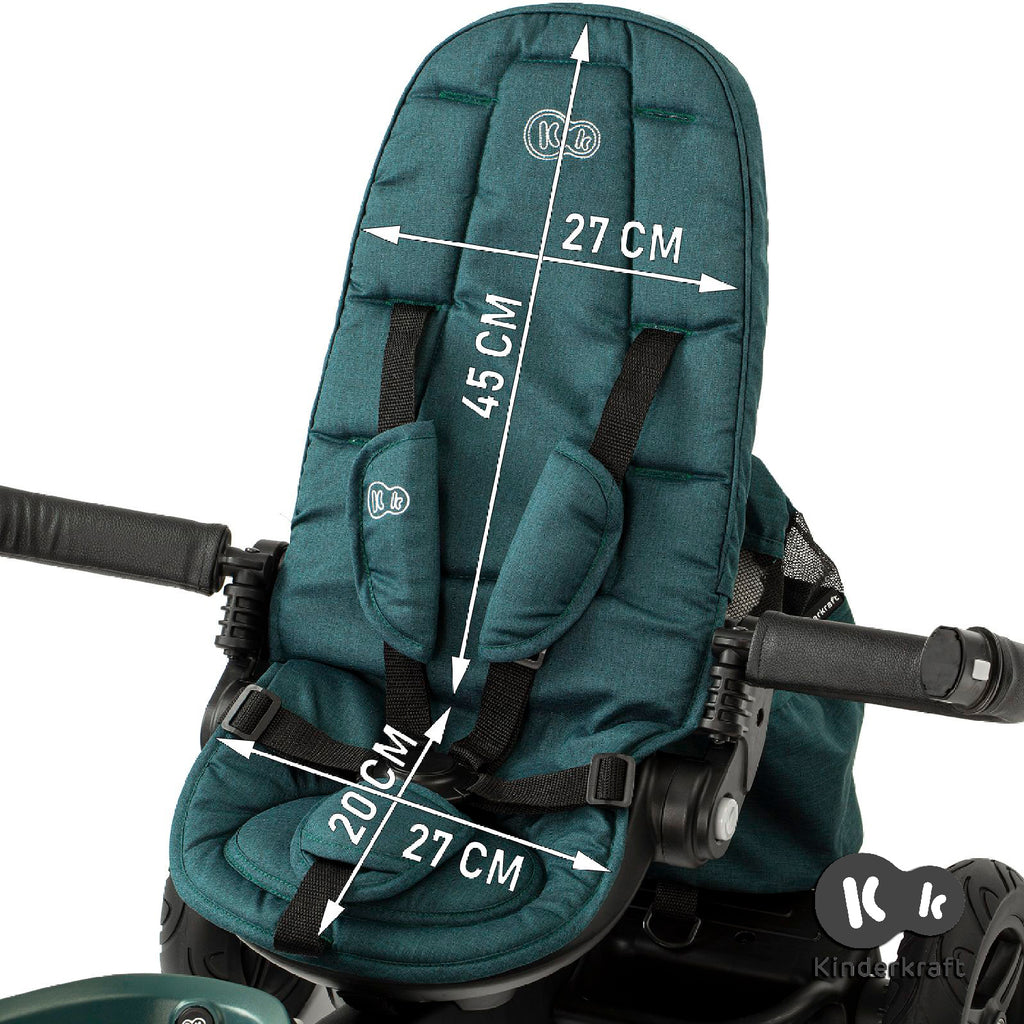 Kinderkraft - Triciclo EasyTwist da 9 mesi a 5 anni