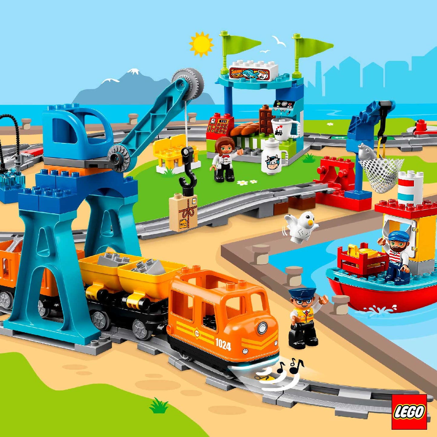 Lego - Duplo Il Grande Treno Merci 10875