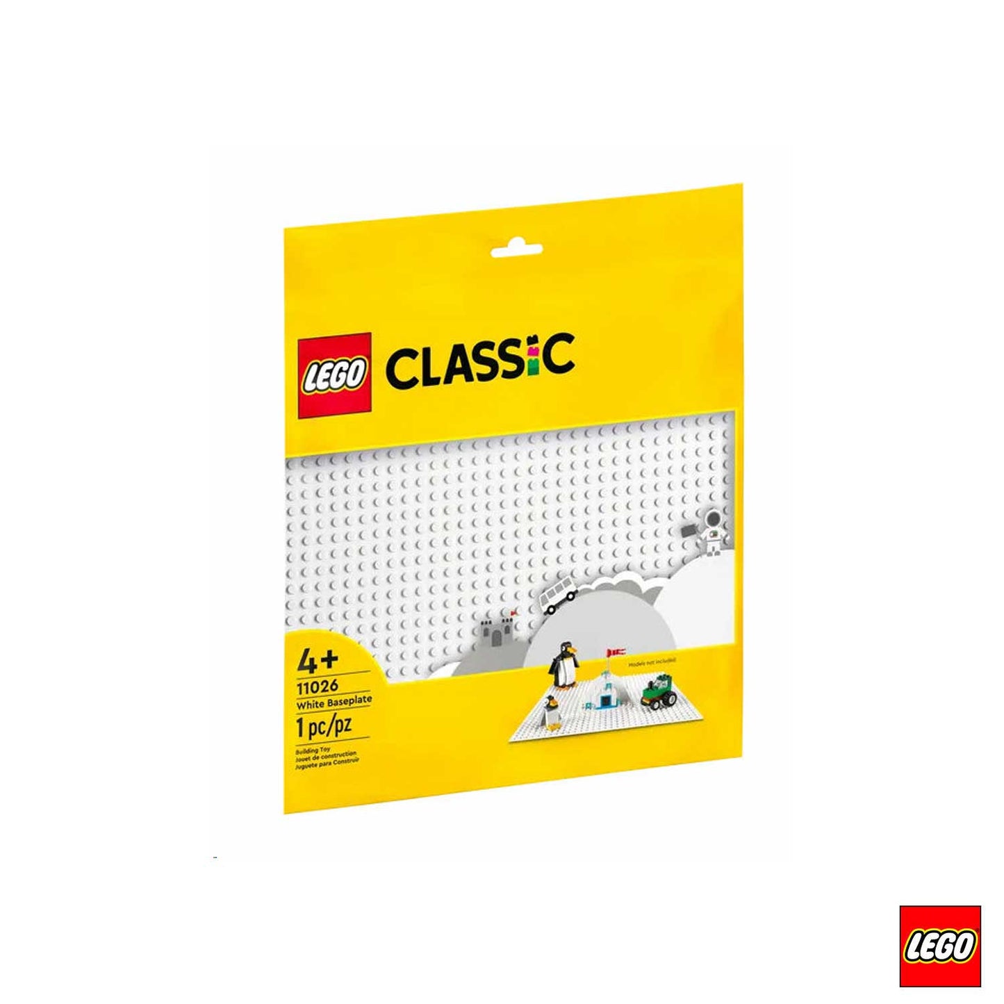 Lego - Classic Base bianca 11026