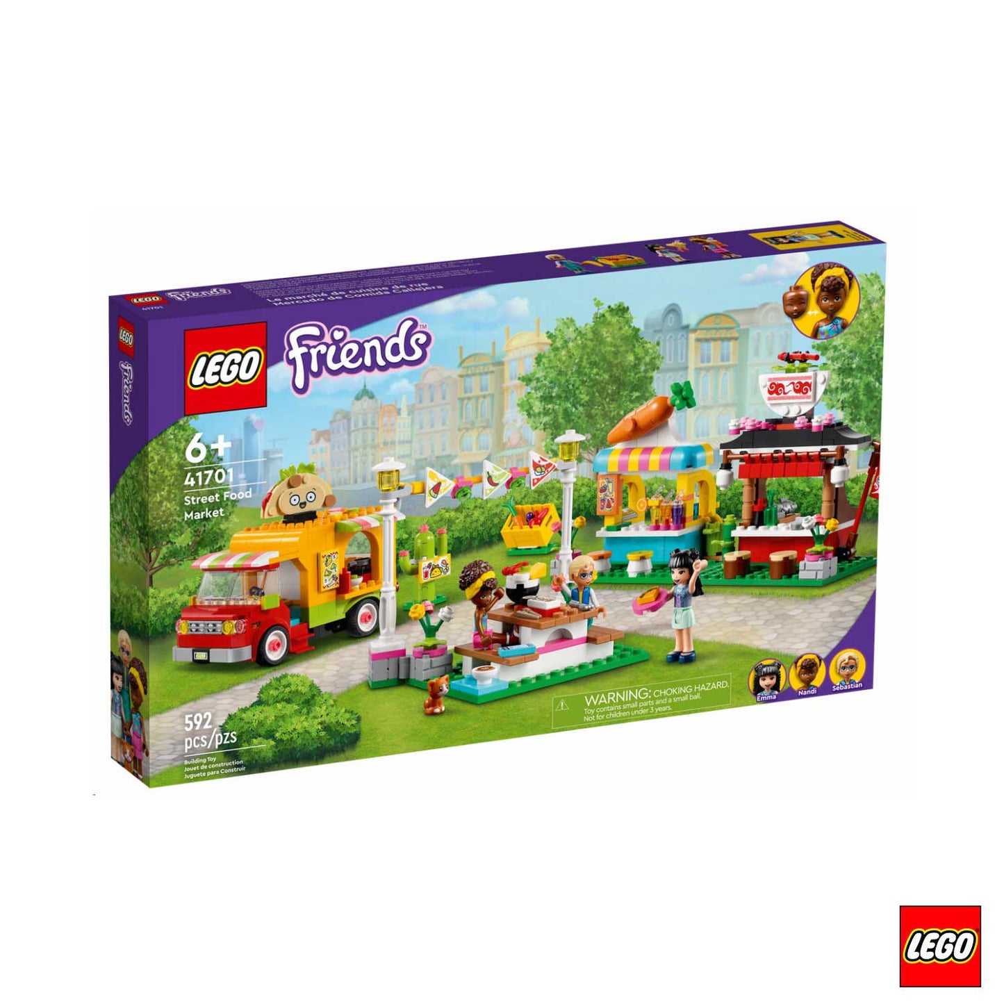 Lego - Friends Il mercato dello street food 41701