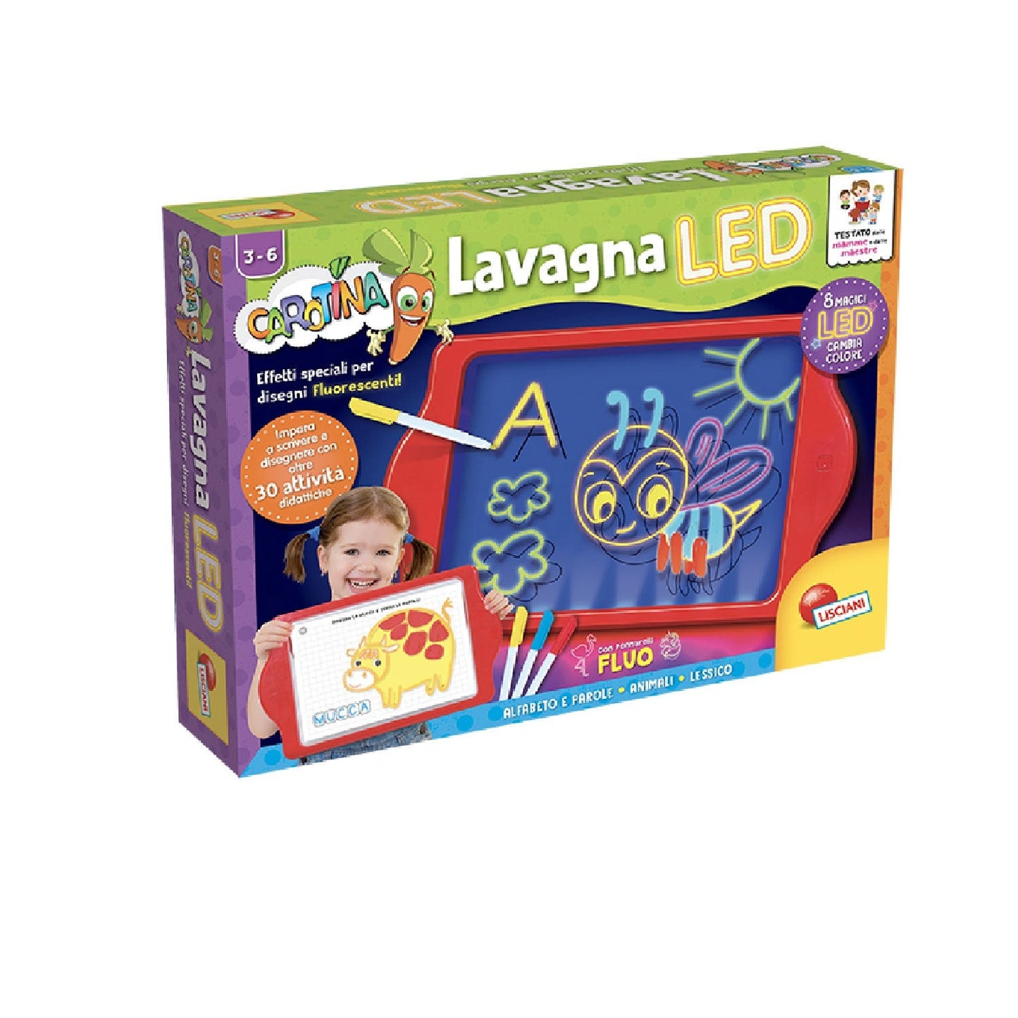 Lisciani - Carrot Led Blackboard