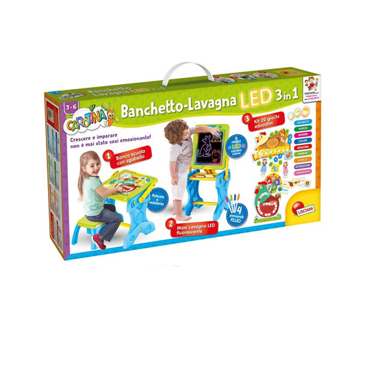 Lisciani Giochi - Carotina Banchetto Led Gioco e Impara 3 in 1