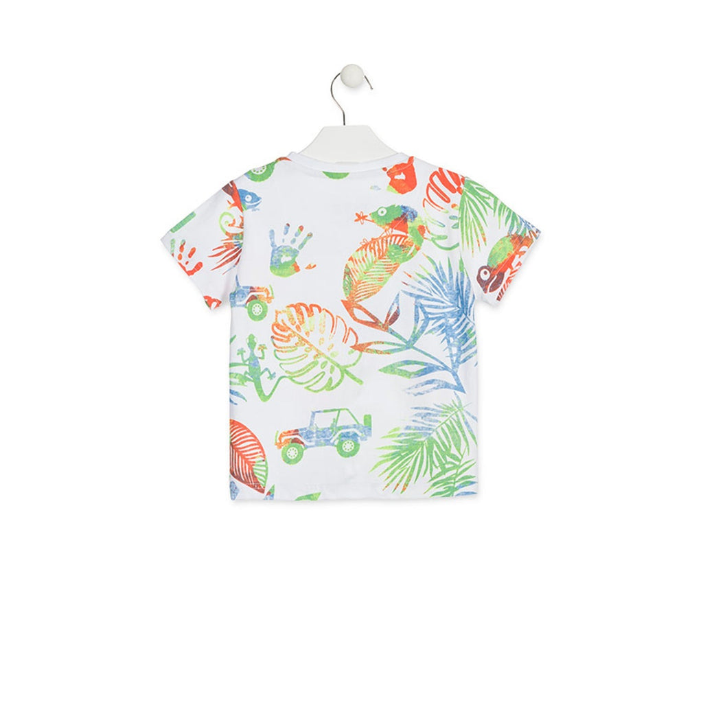 Losan - White T-Shirt with Junior print