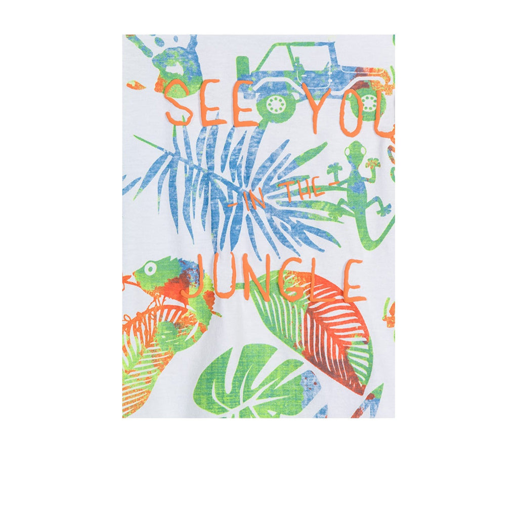 Losan - White T-Shirt with Junior print