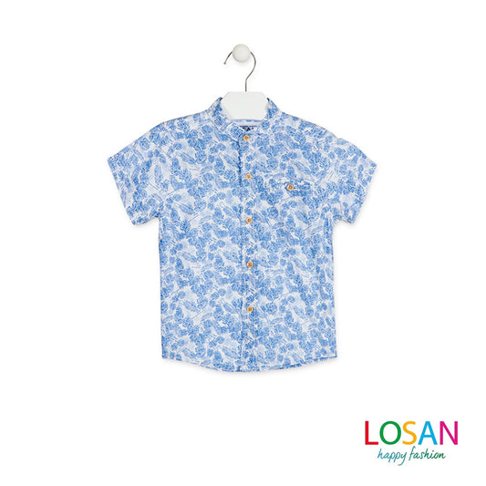 Losan - Junior floral print cotton shirt
