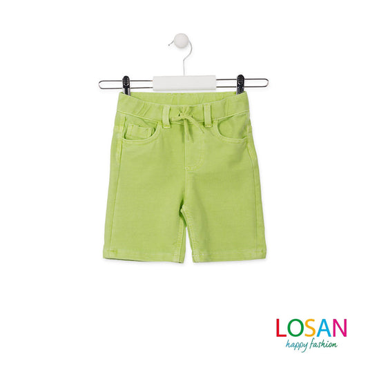 Losan - Junior green Bermuda shorts