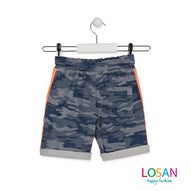 Losan - Bermuda Mimetiche in Felpa Bambino Junior
