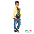 Losan - Felpa Gialla con Stampe Bambino Junior