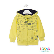 Losan - Felpa Gialla con Stampe Bambino Junior