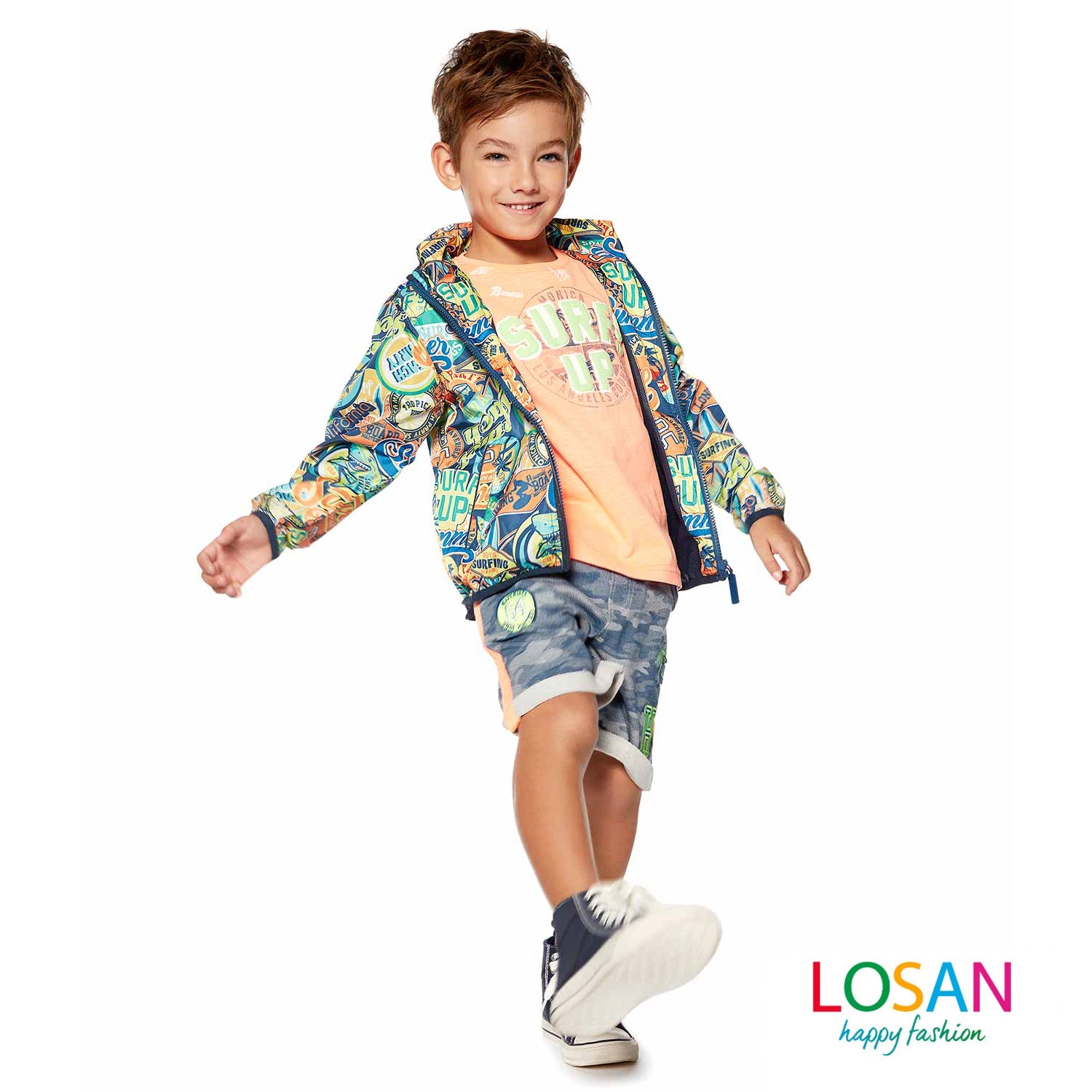 Losan - Giubbotto Fantasia Surf Bambino Junior